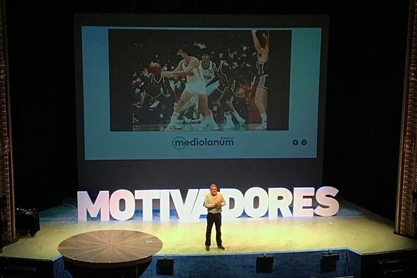 Juanma Iturriaga en el Motivadores Tour de Madrid