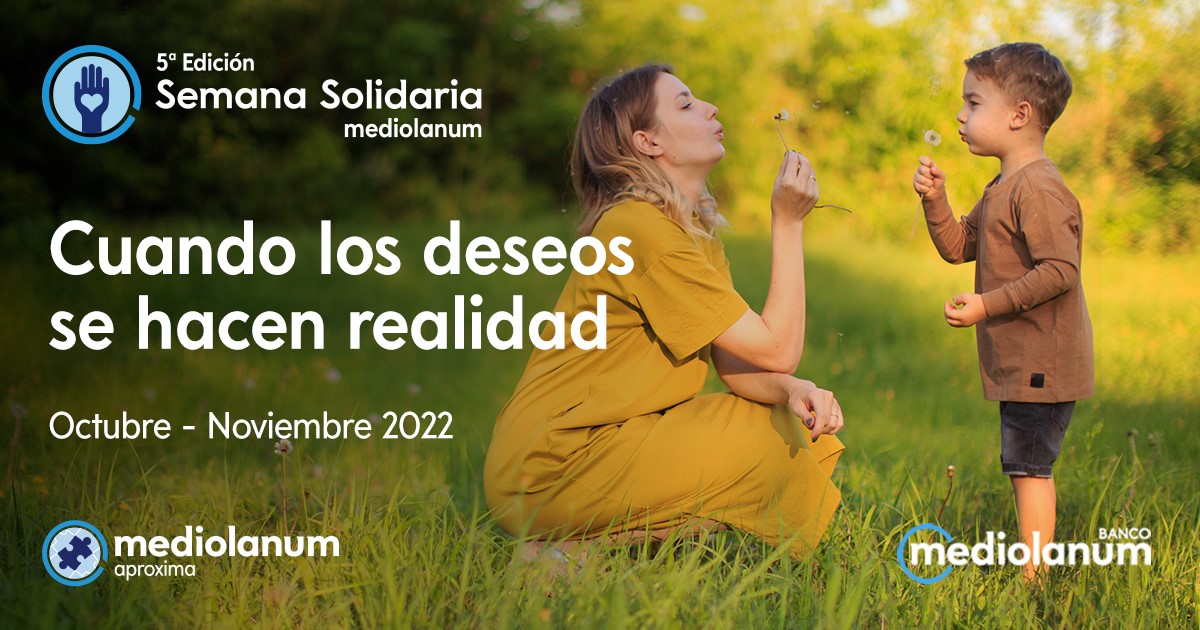 Llega la semana solidaria de Banco Mediolanum