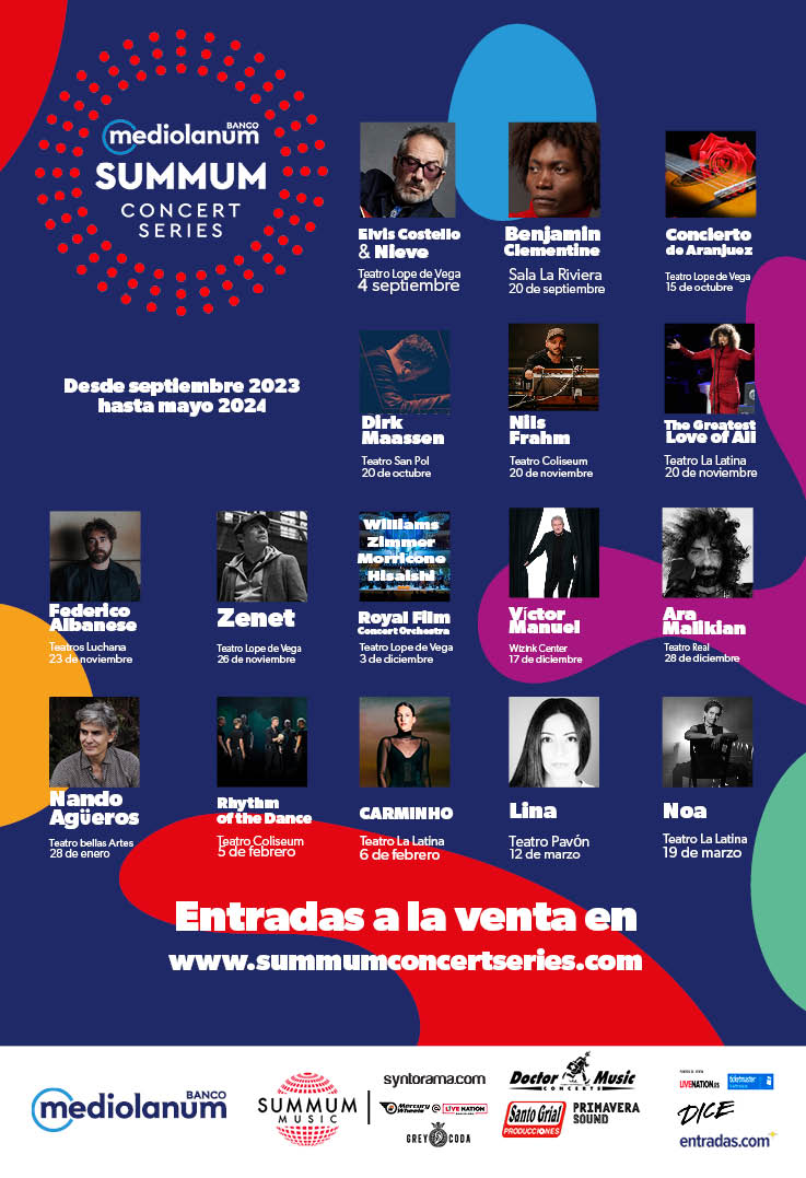 Cartel oficial del Festival Summum Concert Series